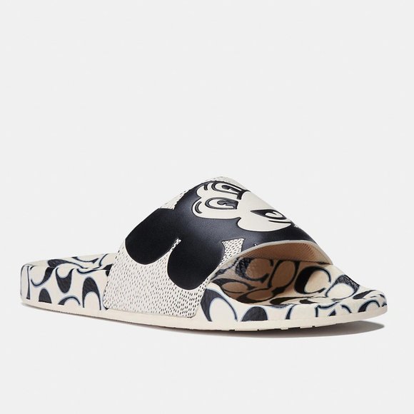 🥰 🐭 Coach Disney Mickey Mouse X Keith Haring Slide - Picture 3 of 13